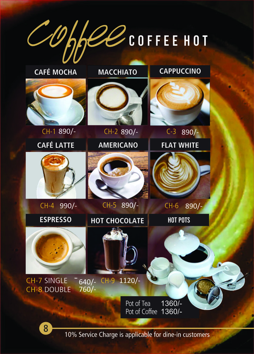 Menu Page 9